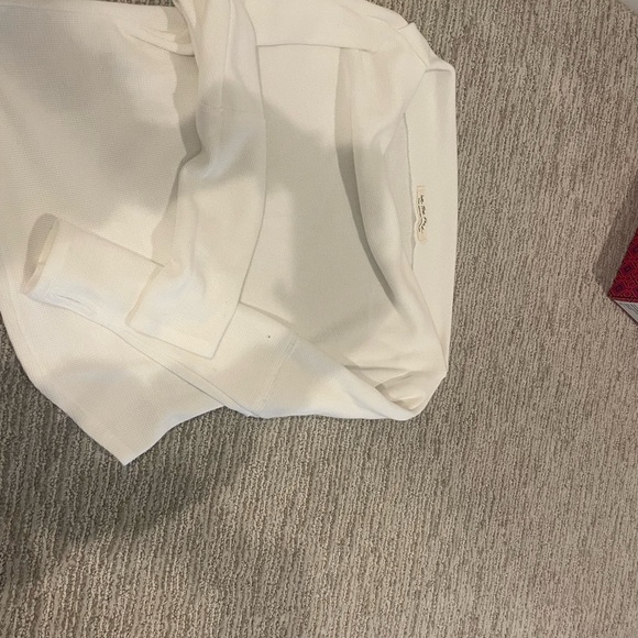 White off the shoulder, free people sweater - Picture 3 of 5